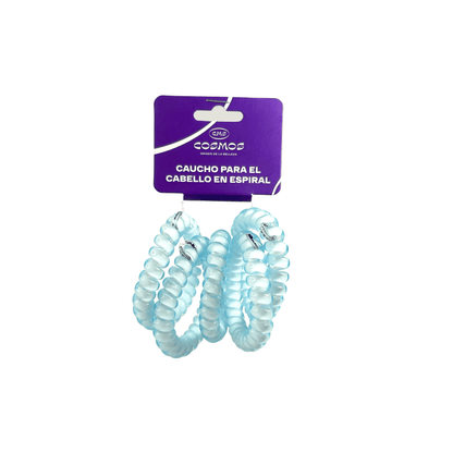 Cauchos En Espiral X5 Unidades Azul