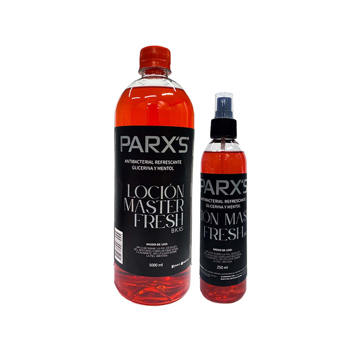 Combo Loción Refrescante Parx´s Master Fresh Black XS