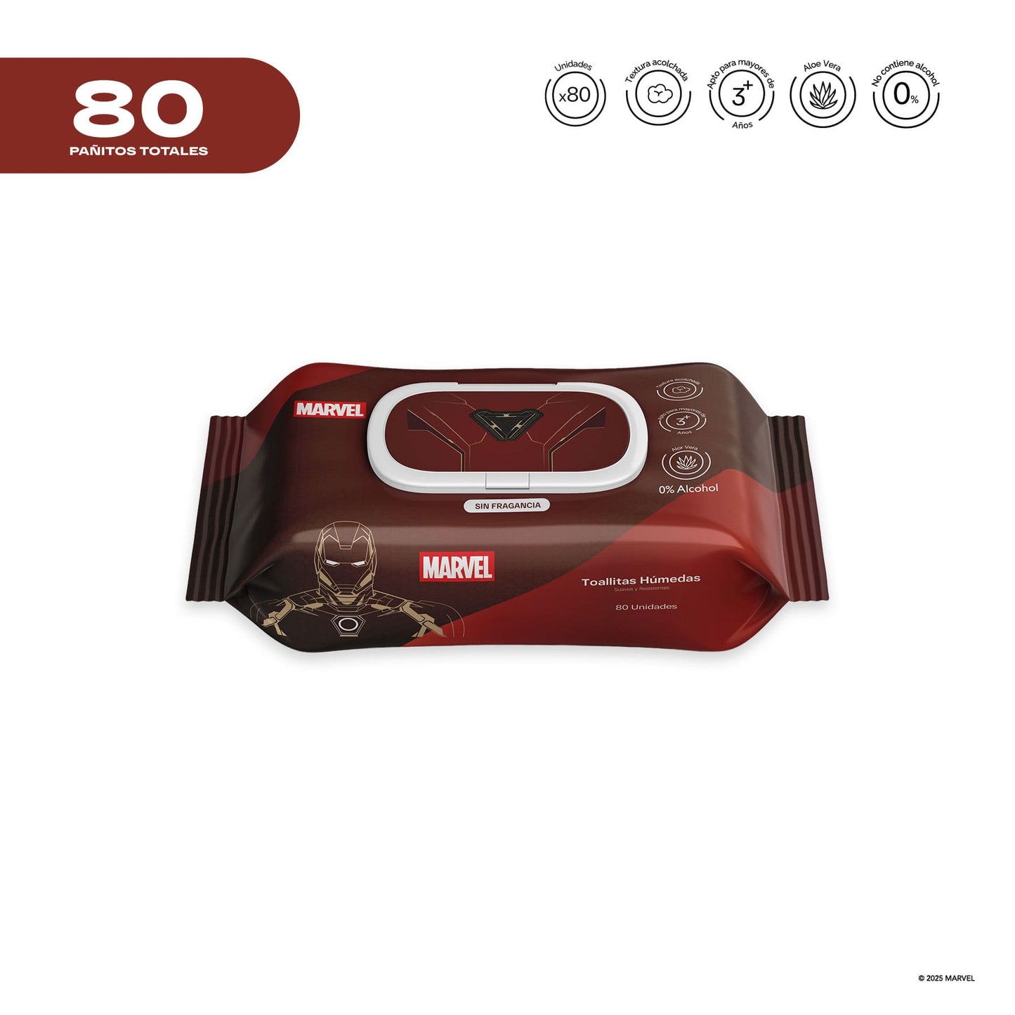 Pañitos Húmedos Marvel Cosmos Iron Man